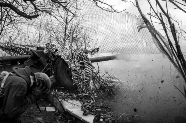 Ukrainian forces from the 80th Brigade of State Security defend the frontline of Bakhmut.