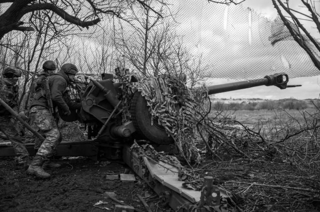 Ukrainian forces from the 80th Brigade of State Security defend the frontline of Bakhmut.